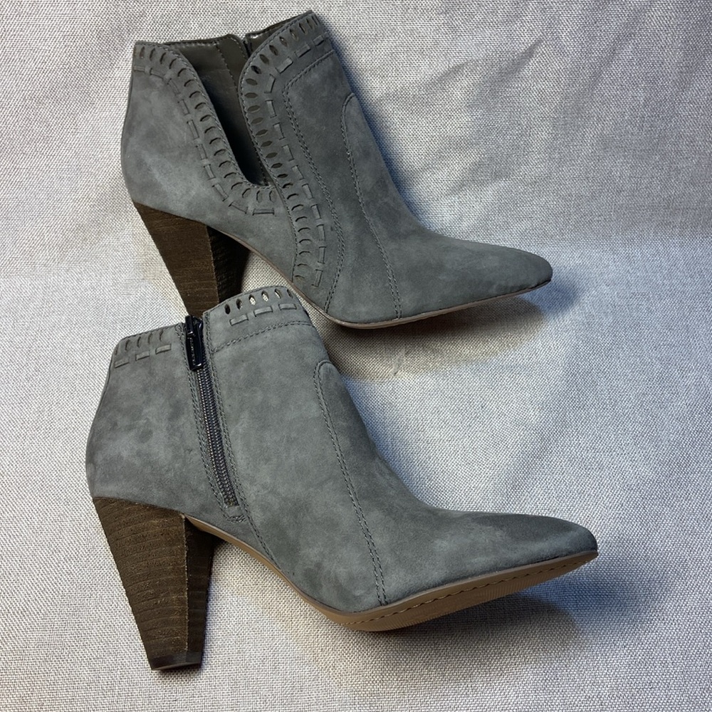 Vince Camuto Gray Suede VC- Reeista Bootie. Size 8,5. New.